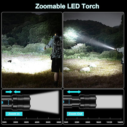 Linterna LED DE LARGO ALCANCE